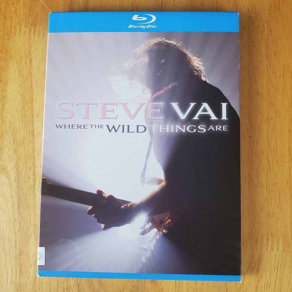 Steve Vai Where The Wild Things Are Near Mint Blu Ray Live Minneapolis MN 2007